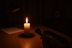 Strömavbrott för samtliga på Havstrutsvägen!